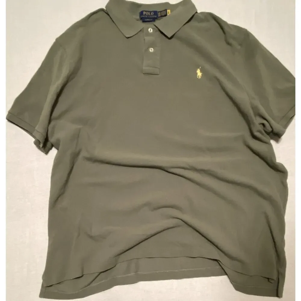 Polo Ralph Lauren Classic Fit Polo Shirt Men’s XXL Green Short Sleeve Pony Logo